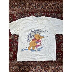 Vintage 90s Disney Winnie The Pooh T Shirt Adult Large/XL White Big Graphic